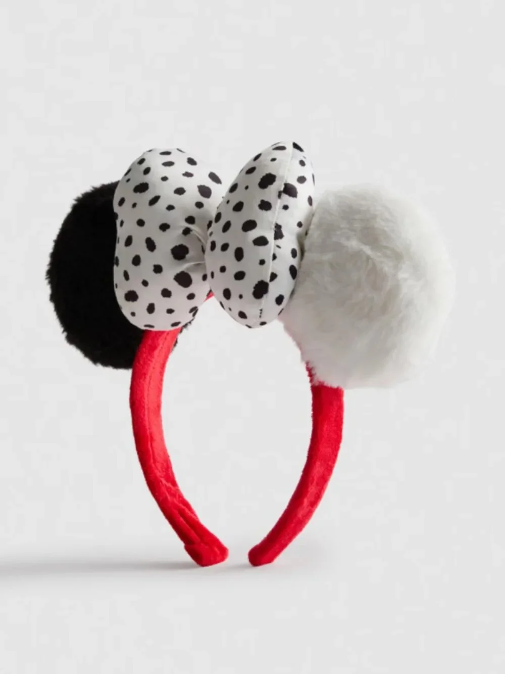 Disney 101 Dalmatians Cruella Ears Headband Mickey Ears Black White Villain